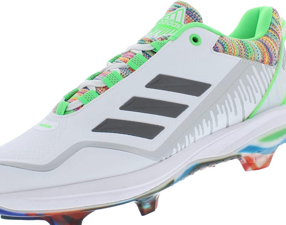 image:imageAdidas Mens Icon 7Baseball ShoePlain WhiteNormal Greenwhite
