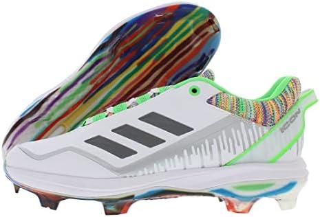 image:imageAdidas Mens Icon 7Baseball ShoePlain WhiteNormal Greenwhite