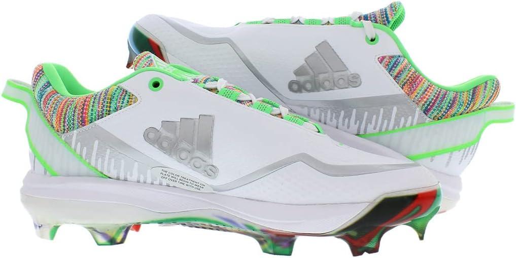image:imageAdidas Mens Icon 7Baseball ShoePlain WhiteNormal Greenwhite