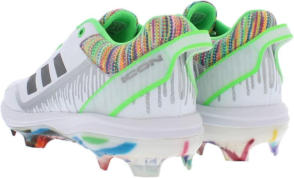 image:imageAdidas Mens Icon 7Baseball ShoePlain WhiteNormal Greenwhite