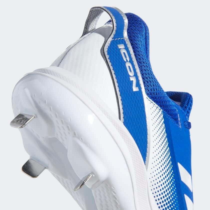 image:imageAdidas Mens Icon 7Baseball ShoeTeam Royal BlueWhiteSilver Metallic