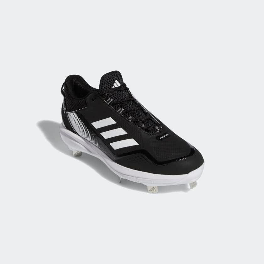 image:imageAdidas Mens Icon 7Baseball ShoeWhiteBlackSilver Metallic