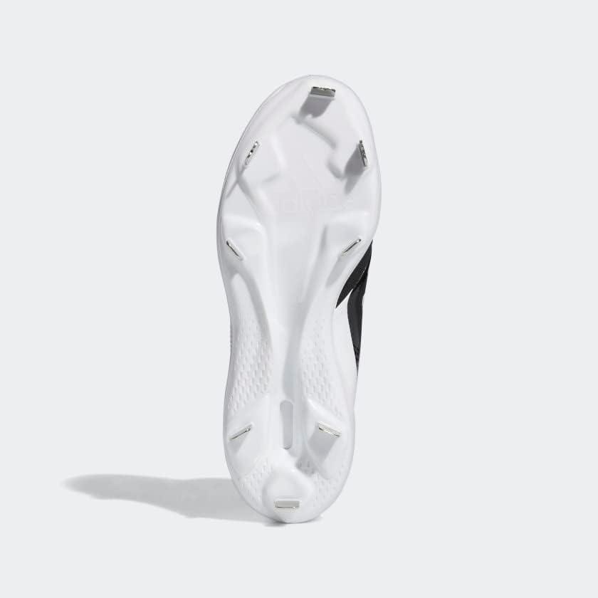 image:imageAdidas Mens Icon 7Baseball ShoeWhiteBlackSilver Metallic