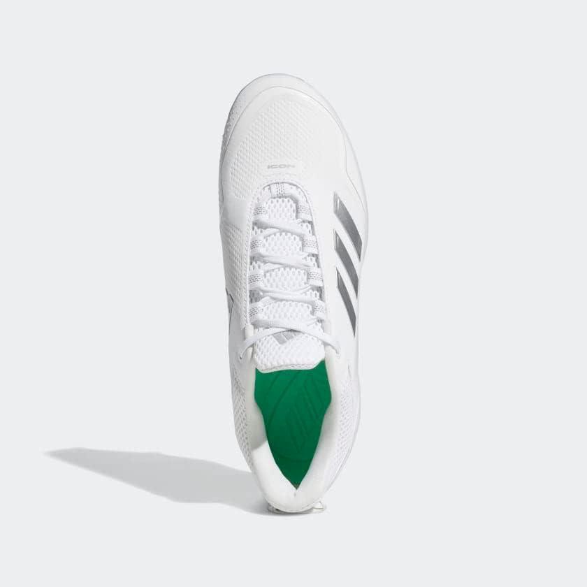 image:imageAdidas Mens Icon 7Baseball ShoeWhiteSilver MetallicSilver Metallic