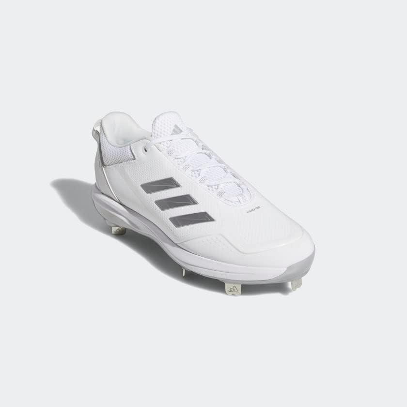 image:imageAdidas Mens Icon 7Baseball ShoeWhiteSilver MetallicSilver Metallic