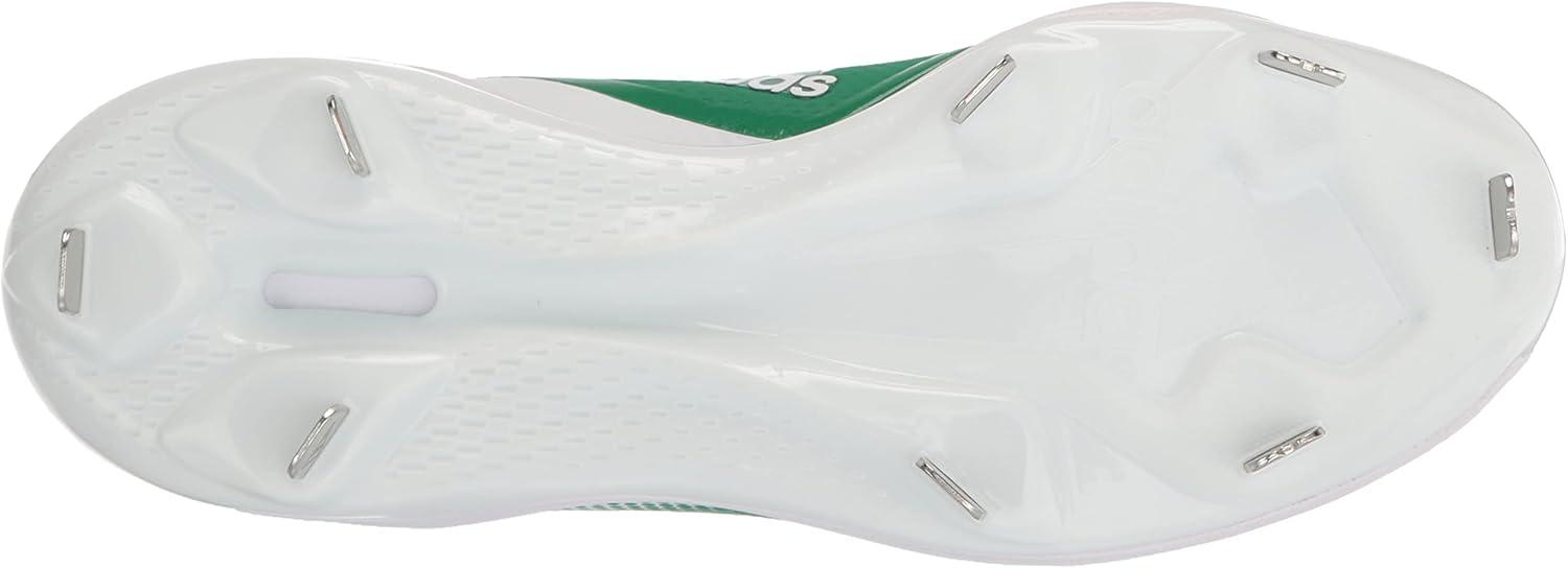 image:imageAdidas Mens Icon 7Baseball ShoeWhiteTeam GreenTeam Semi Sol Green