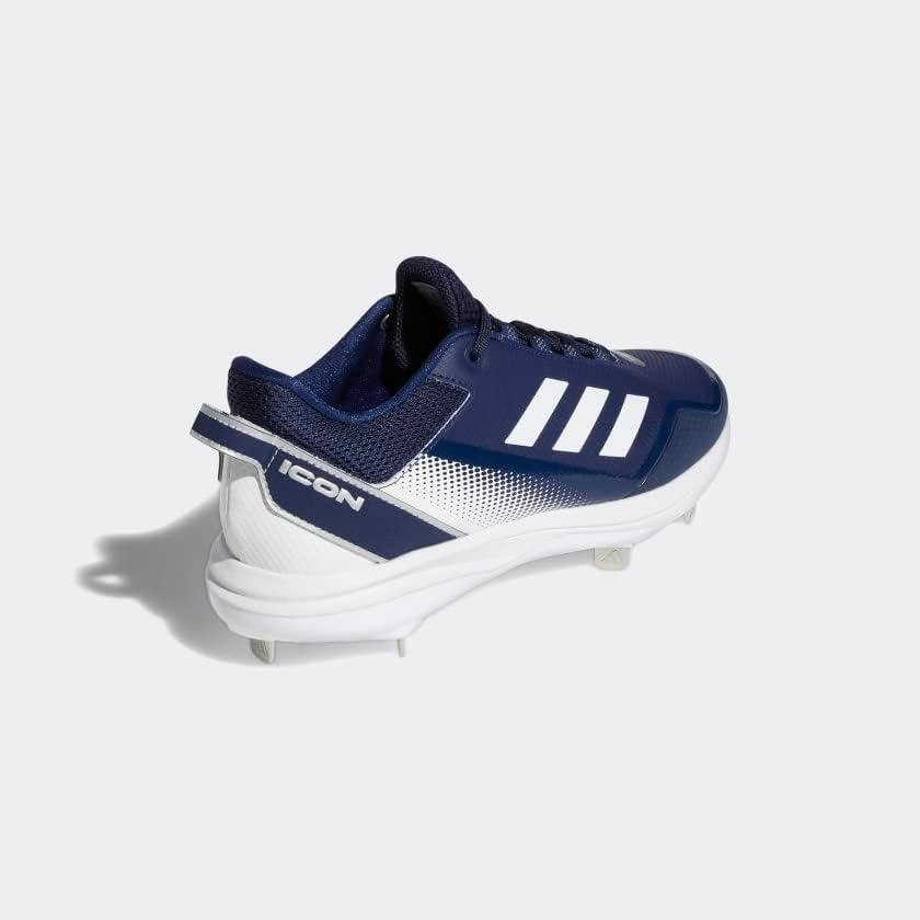 image:imageAdidas Mens Icon 7Baseball ShoeWhiteTeam Navy BlueTeam Navy Blue