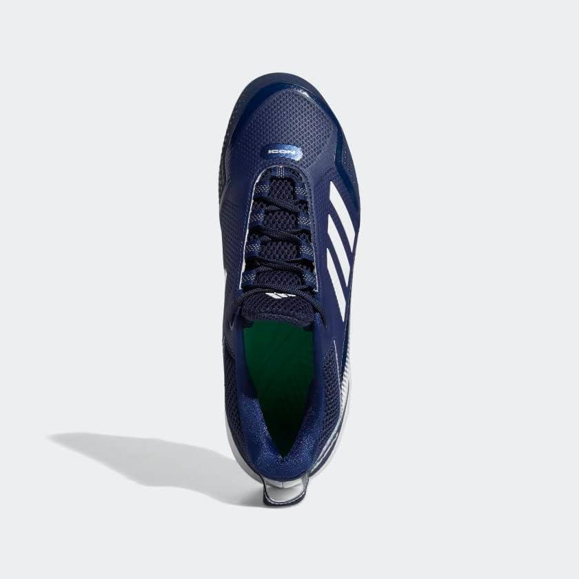 image:imageAdidas Mens Icon 7Baseball ShoeWhiteTeam Navy BlueTeam Navy Blue