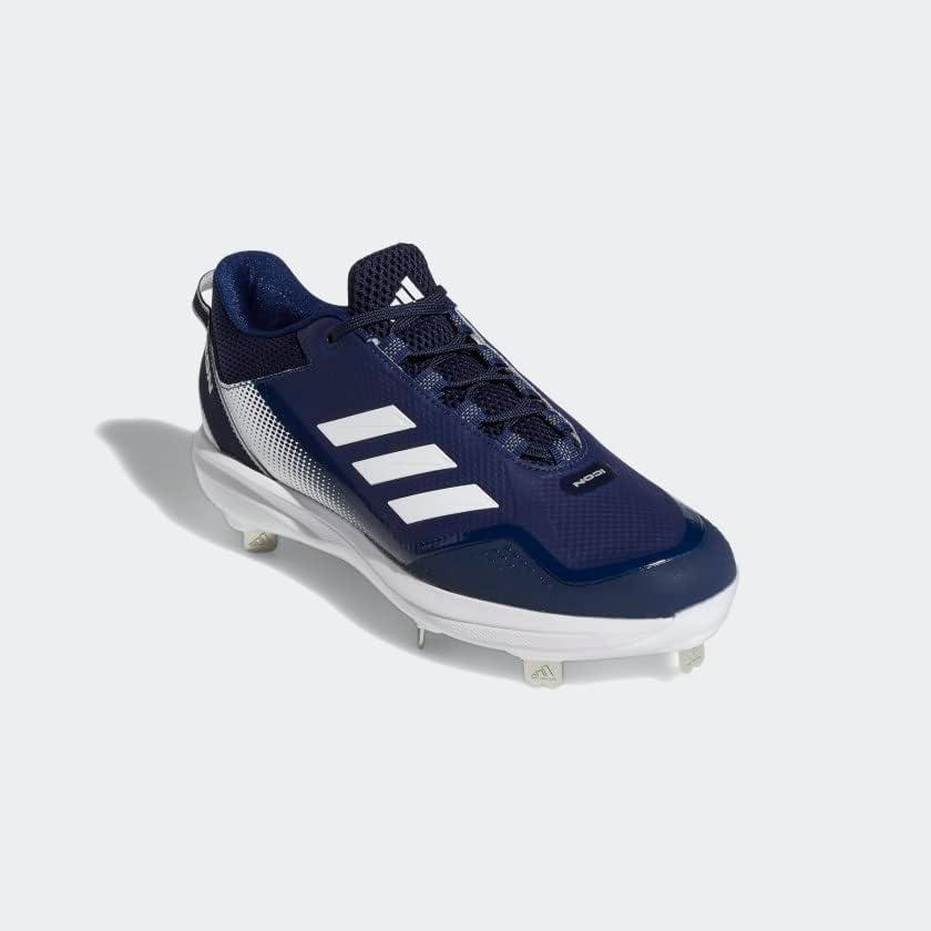 image:imageAdidas Mens Icon 7Baseball ShoeWhiteTeam Navy BlueTeam Navy Blue