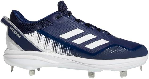 image:imageAdidas Mens Icon 7Baseball ShoeWhiteTeam Navy BlueTeam Navy Blue
