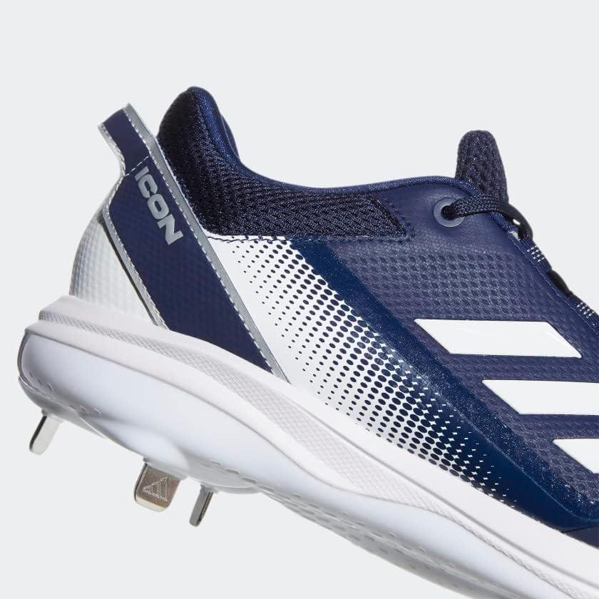 image:imageAdidas Mens Icon 7Baseball ShoeWhiteTeam Navy BlueTeam Navy Blue