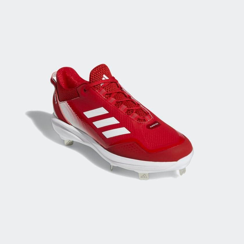 image:imageAdidas Mens Icon 7Baseball ShoeWhiteTeam Power RedSolar Red