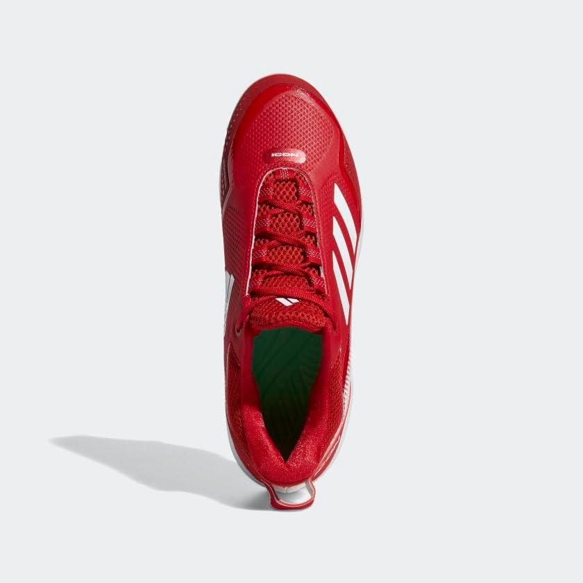 image:imageAdidas Mens Icon 7Baseball ShoeWhiteTeam Power RedSolar Red