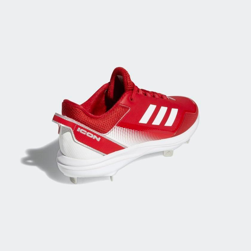 image:imageAdidas Mens Icon 7Baseball ShoeWhiteTeam Power RedSolar Red