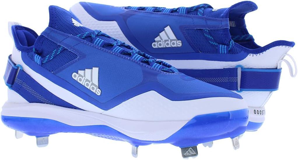 image:imageAdidas Mens Icon 7Baseball ShoeWhiteTeam Royal BlueSolar Blue