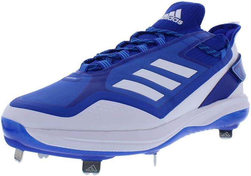 image:imageAdidas Mens Icon 7Baseball ShoeWhiteTeam Royal BlueSolar Blue