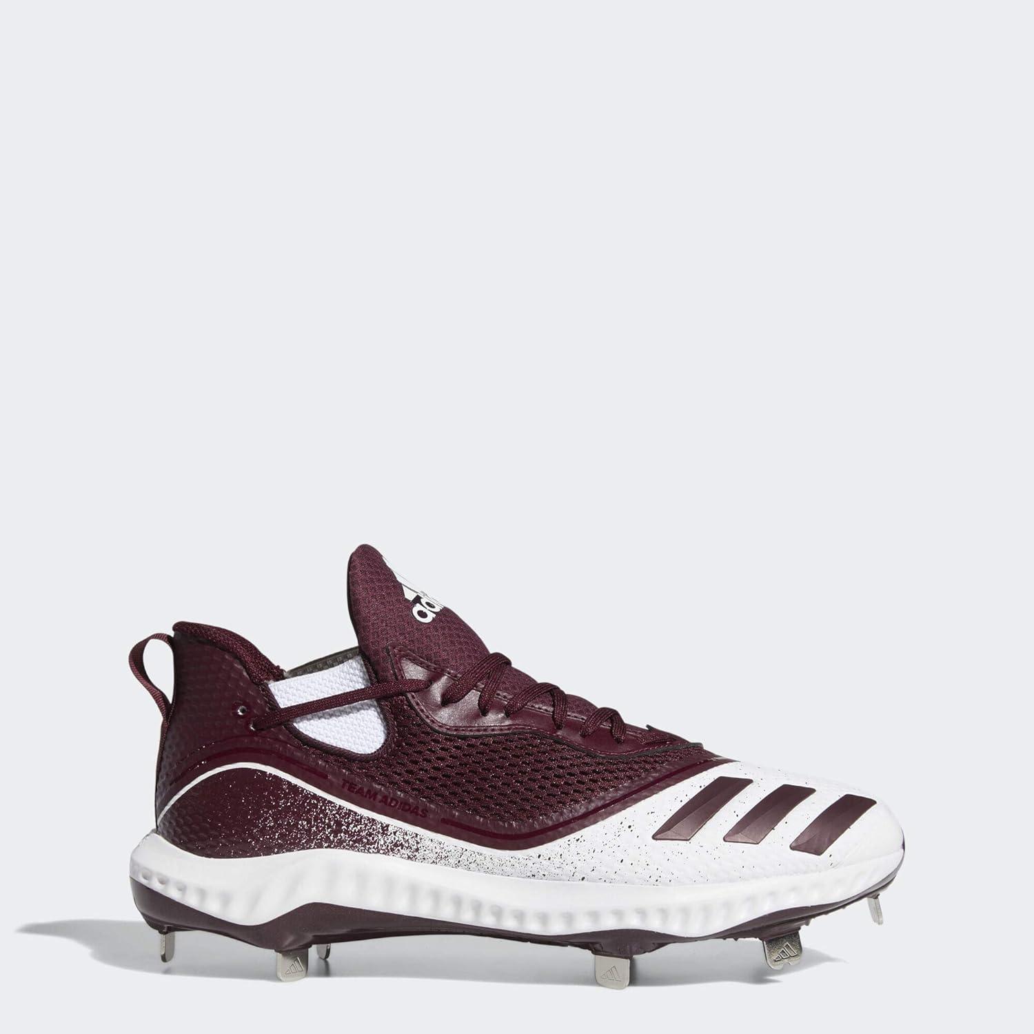image:imageAdidas Mens Icon V Bounce CleatsFtwr WhiteMaroonMaroon
