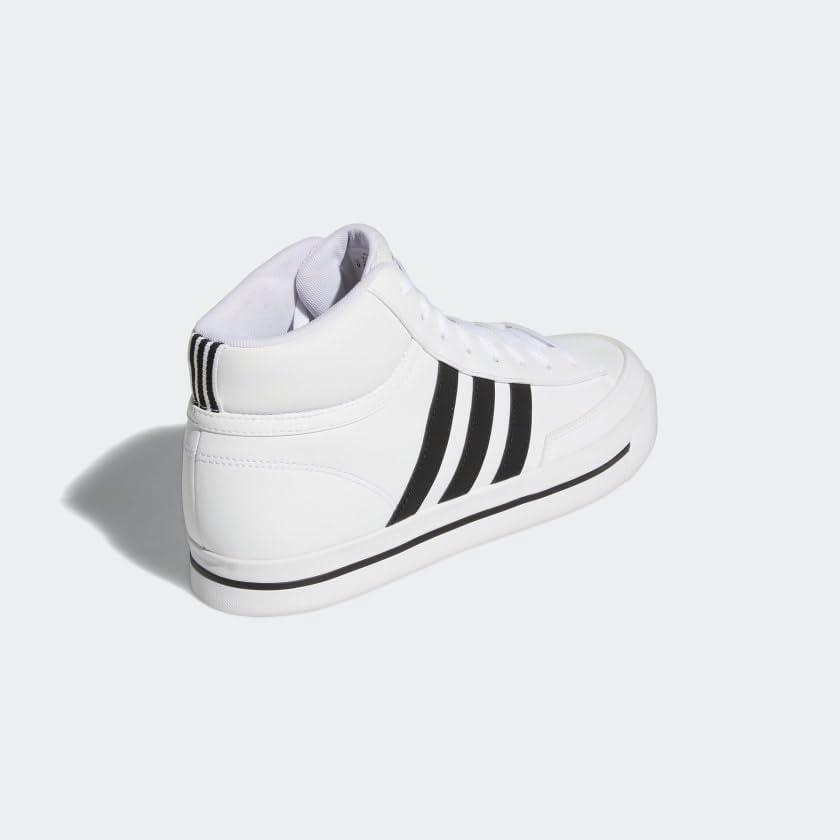 image:imageAdidas Mens Retrovulc MidSkate ShoeCloud WhiteCore BlackGrey Two