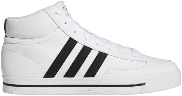 image:imageAdidas Mens Retrovulc MidSkate ShoeCloud WhiteCore BlackGrey Two