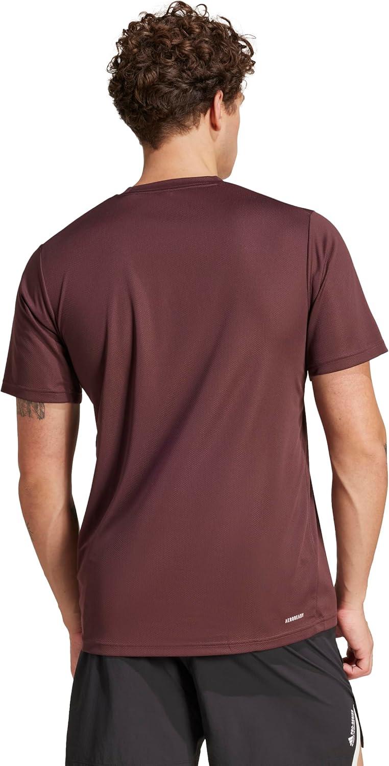 image:imageAdidas Mens Train Essentials TShirtAurora RubyWhite