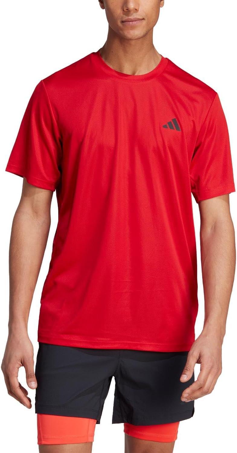 image:imageAdidas Mens Train Essentials TShirtBetter ScarletBlack