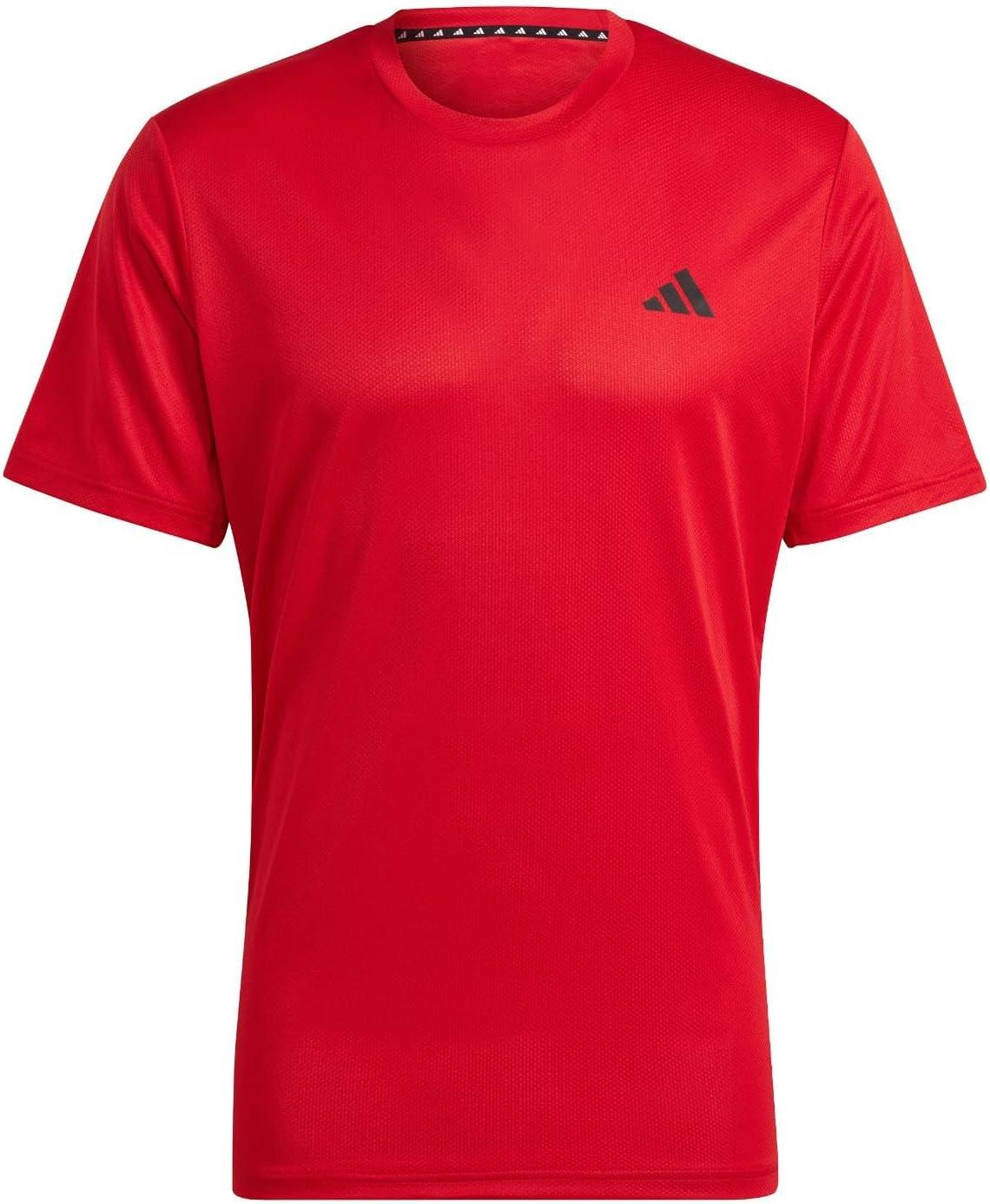 image:imageAdidas Mens Train Essentials TShirtBetter ScarletBlack