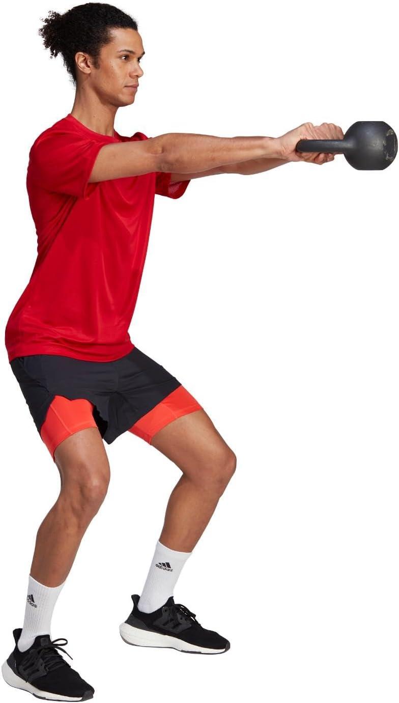 image:imageAdidas Mens Train Essentials TShirtBetter ScarletBlack