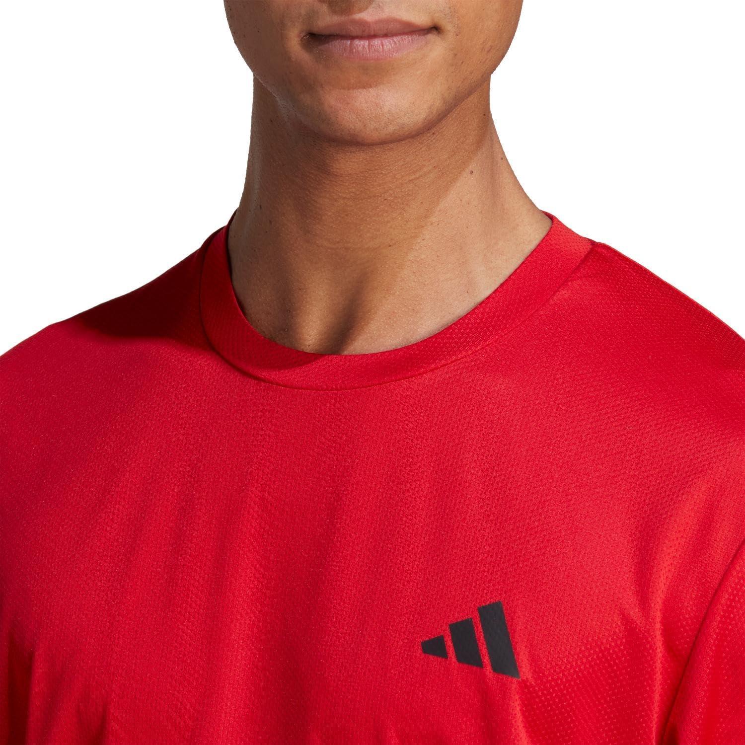 image:imageAdidas Mens Train Essentials TShirtBetter ScarletBlack