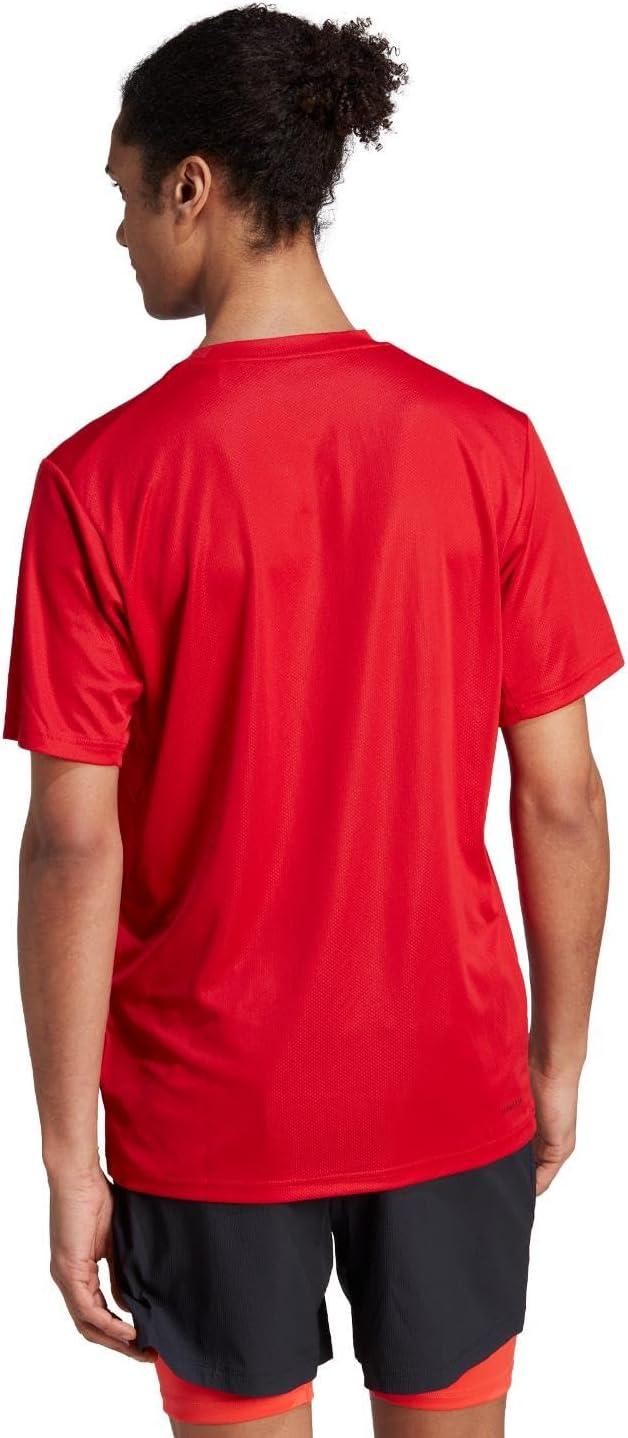 image:imageAdidas Mens Train Essentials TShirtBetter ScarletBlack