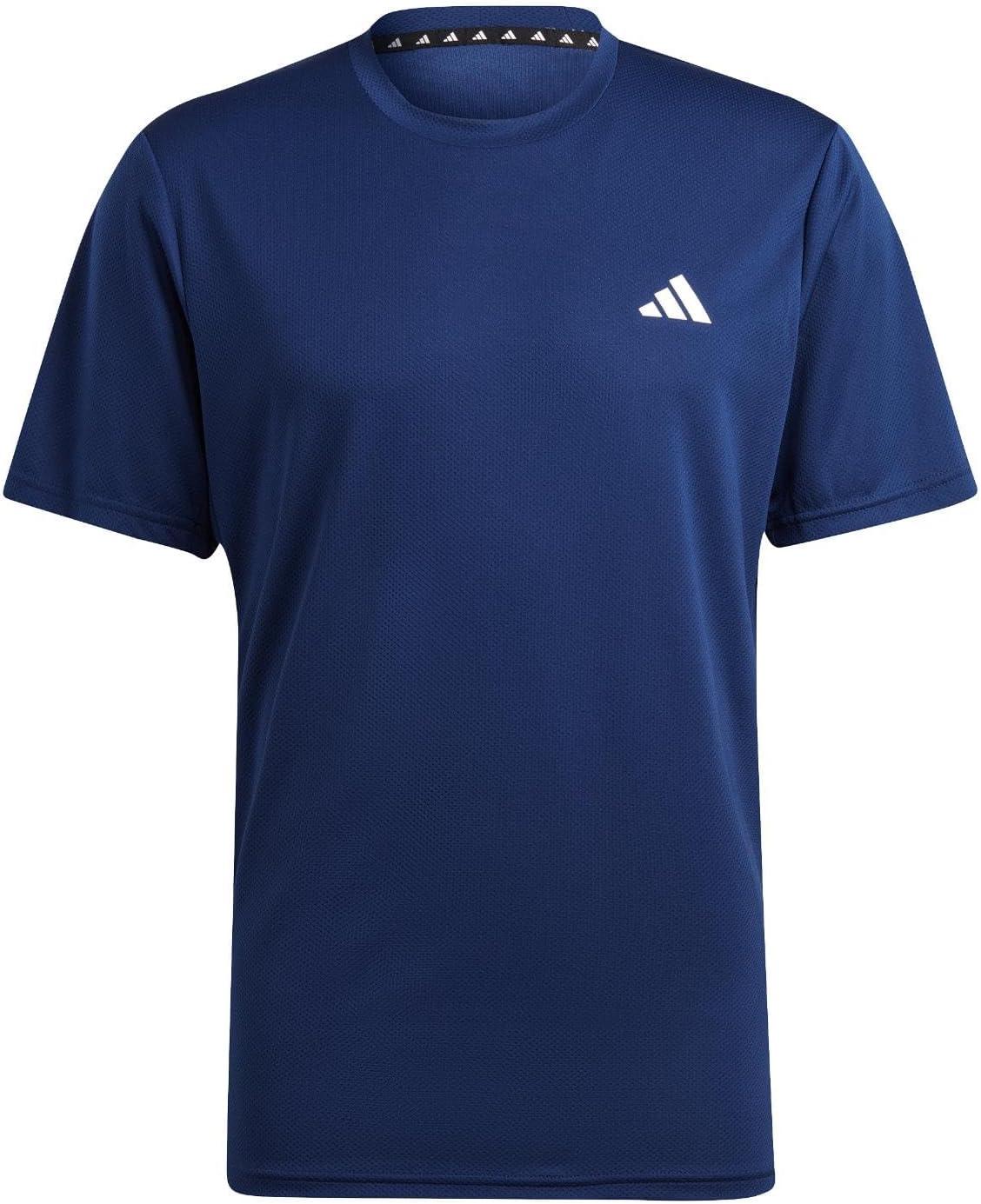 image:imageAdidas Mens Train Essentials TShirtDark BlueWhite