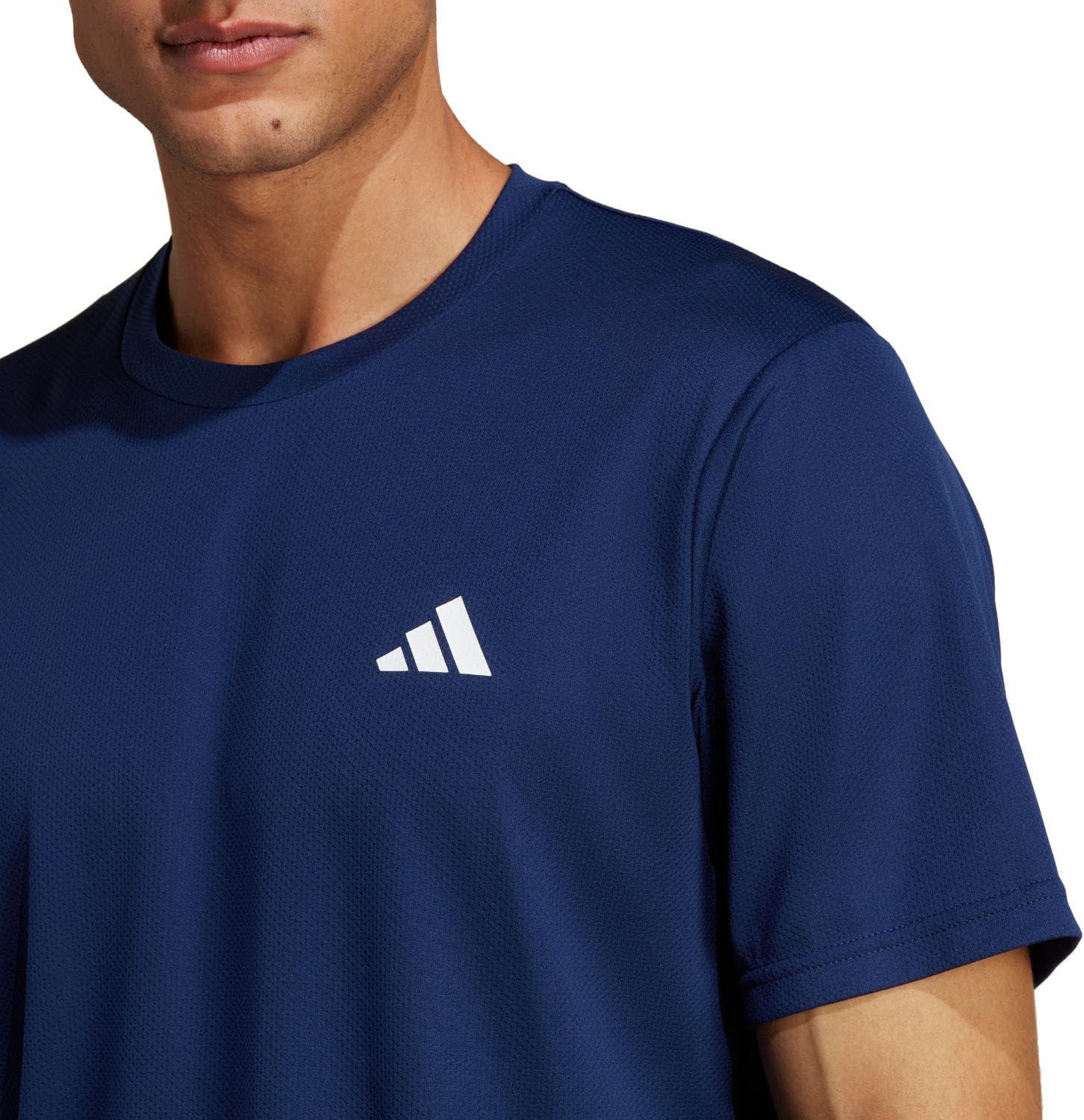 image:imageAdidas Mens Train Essentials TShirtDark BlueWhite
