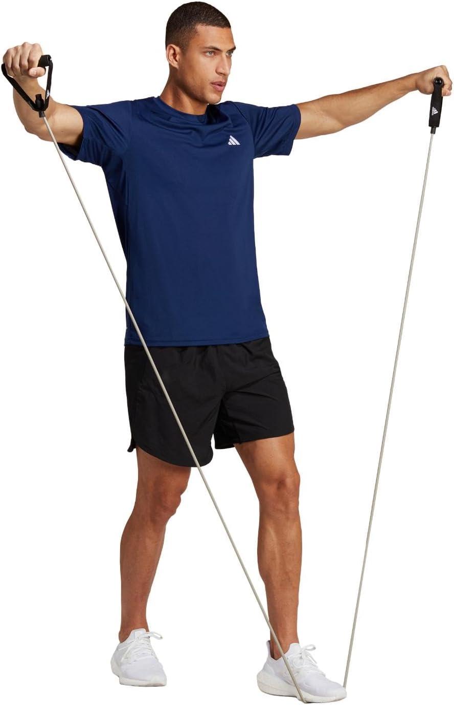 image:imageAdidas Mens Train Essentials TShirtDark BlueWhite