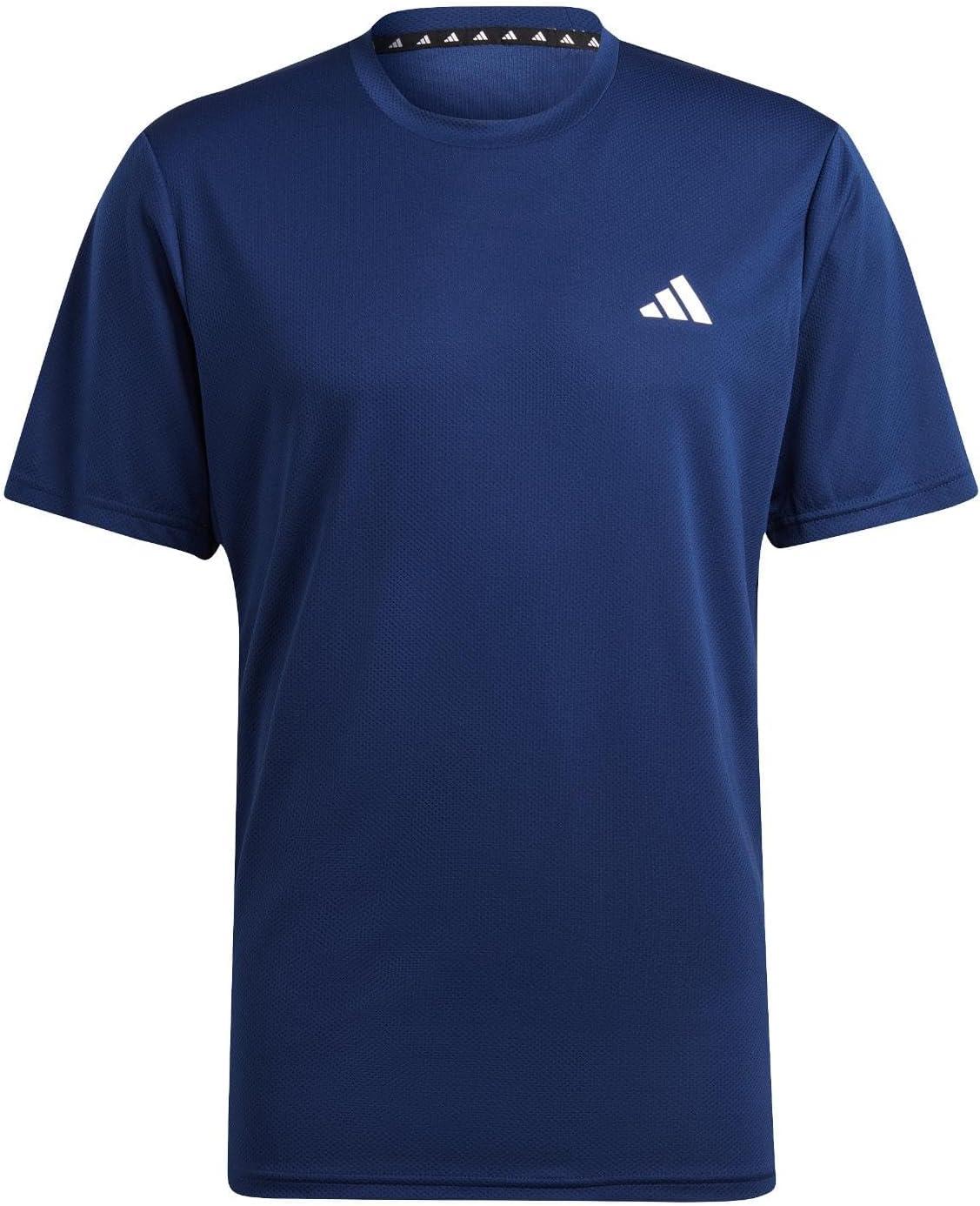 image:imageAdidas Mens Train Essentials TShirtDark BlueWhite