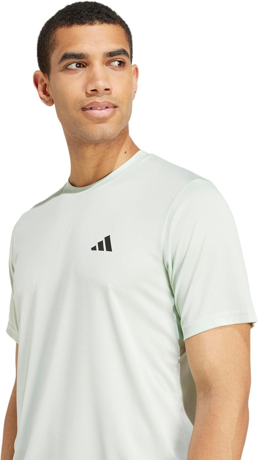 image:imageAdidas Mens Train Essentials TShirtLinen GreenBlack