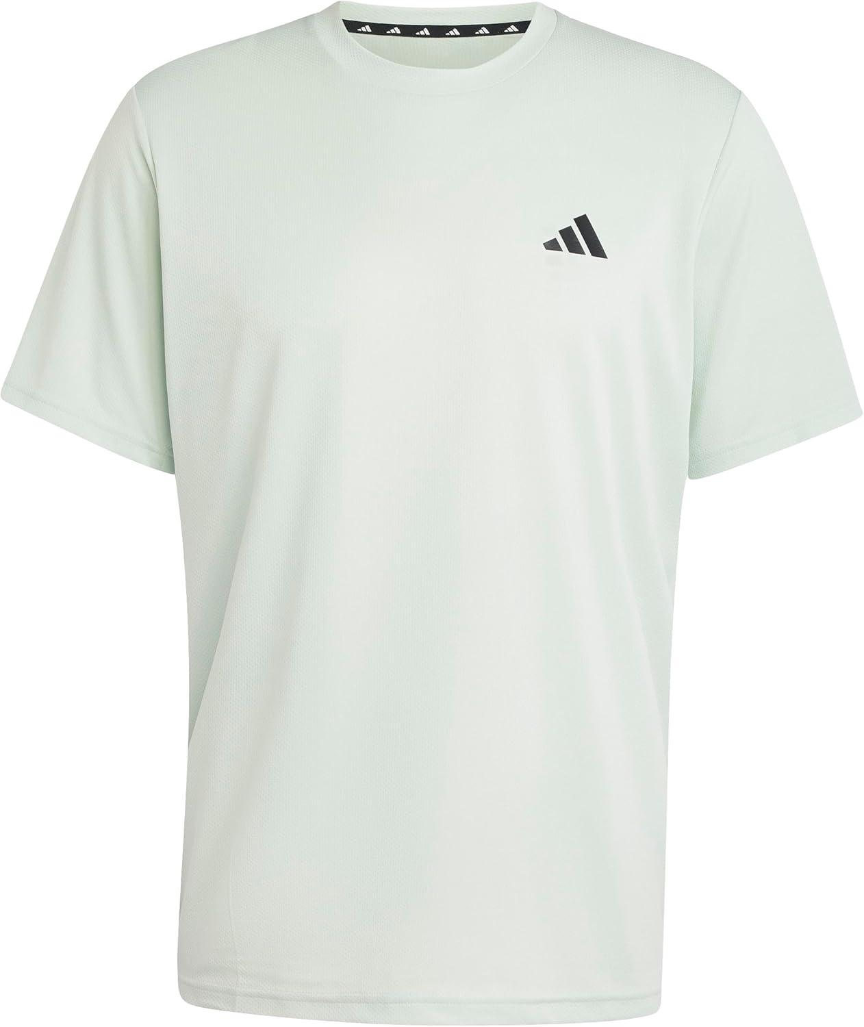 image:imageAdidas Mens Train Essentials TShirtLinen GreenBlack