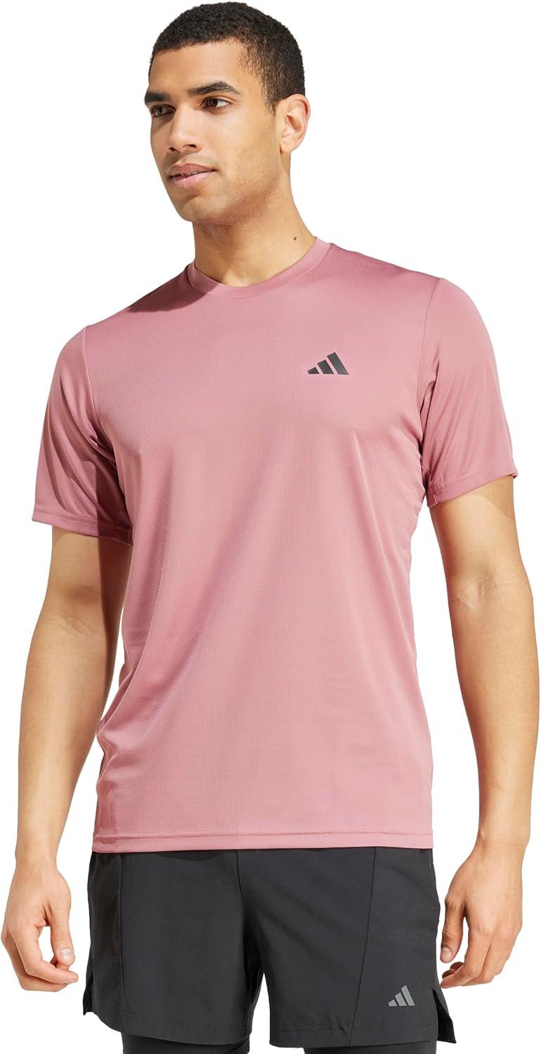 image:imageAdidas Mens Train Essentials TShirtPreloved CrimsonBlack