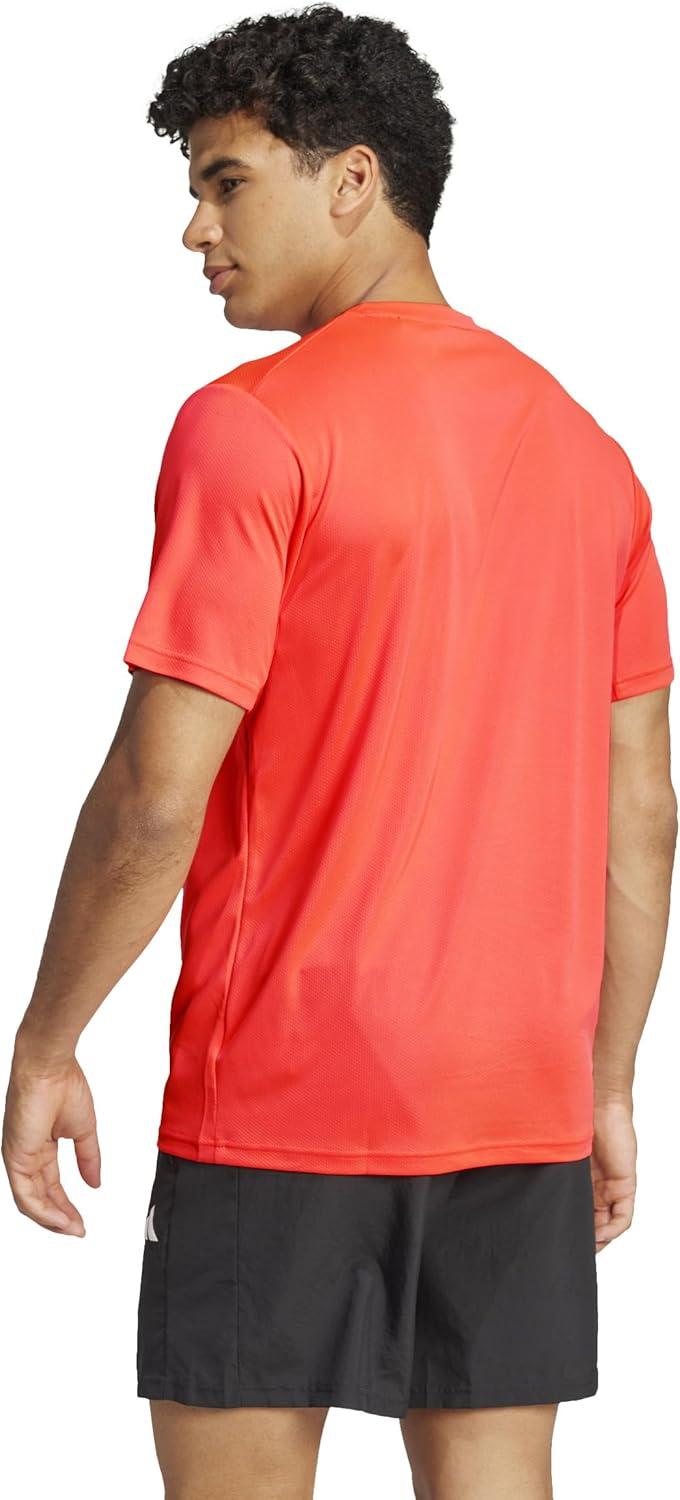 image:imageAdidas Mens Train Essentials TShirtPure RubyBlack