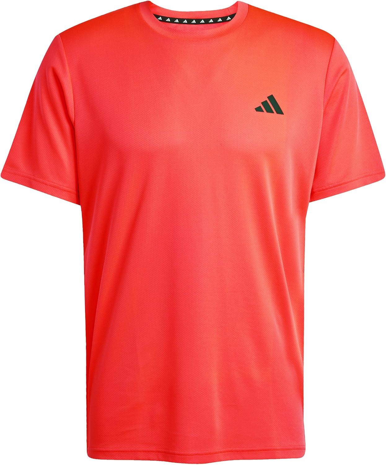 image:imageAdidas Mens Train Essentials TShirtPure RubyBlack