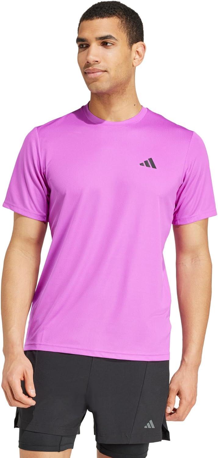 image:imageAdidas Mens Train Essentials TShirtPurple BurstBlack