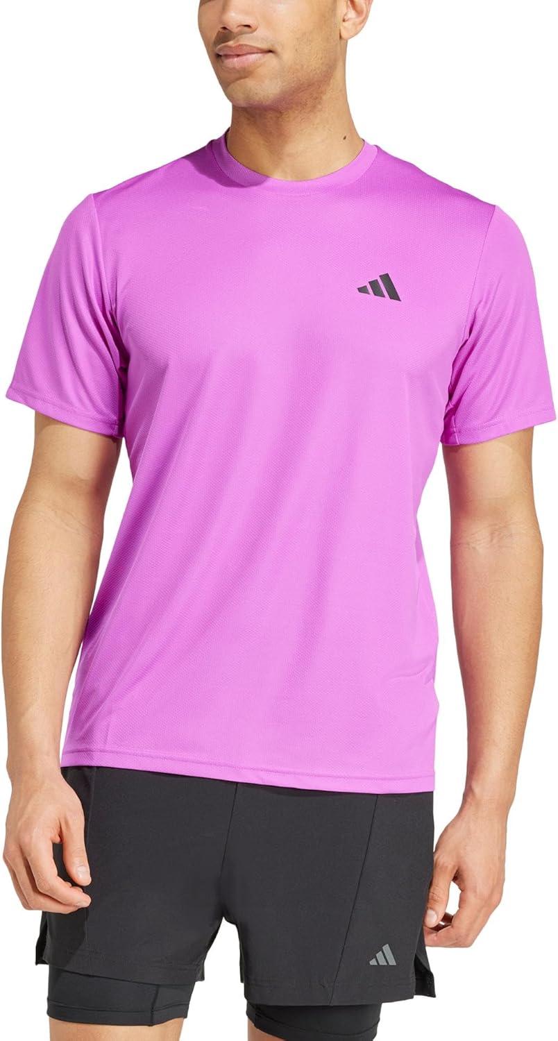 image:imageAdidas Mens Train Essentials TShirtPurple BurstBlack