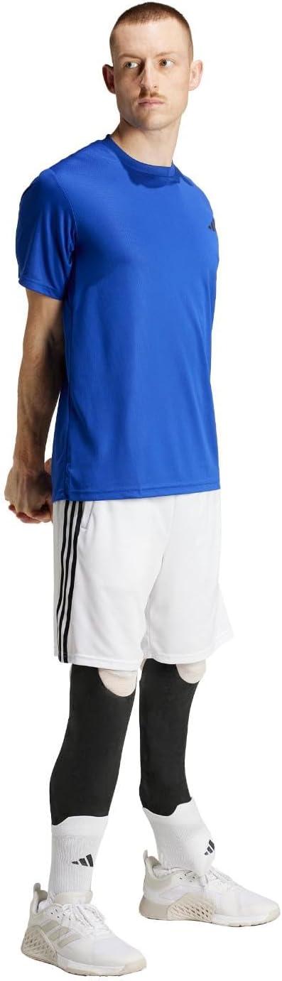 image:imageAdidas Mens Train Essentials TShirtSemi Lucid BlueBlack