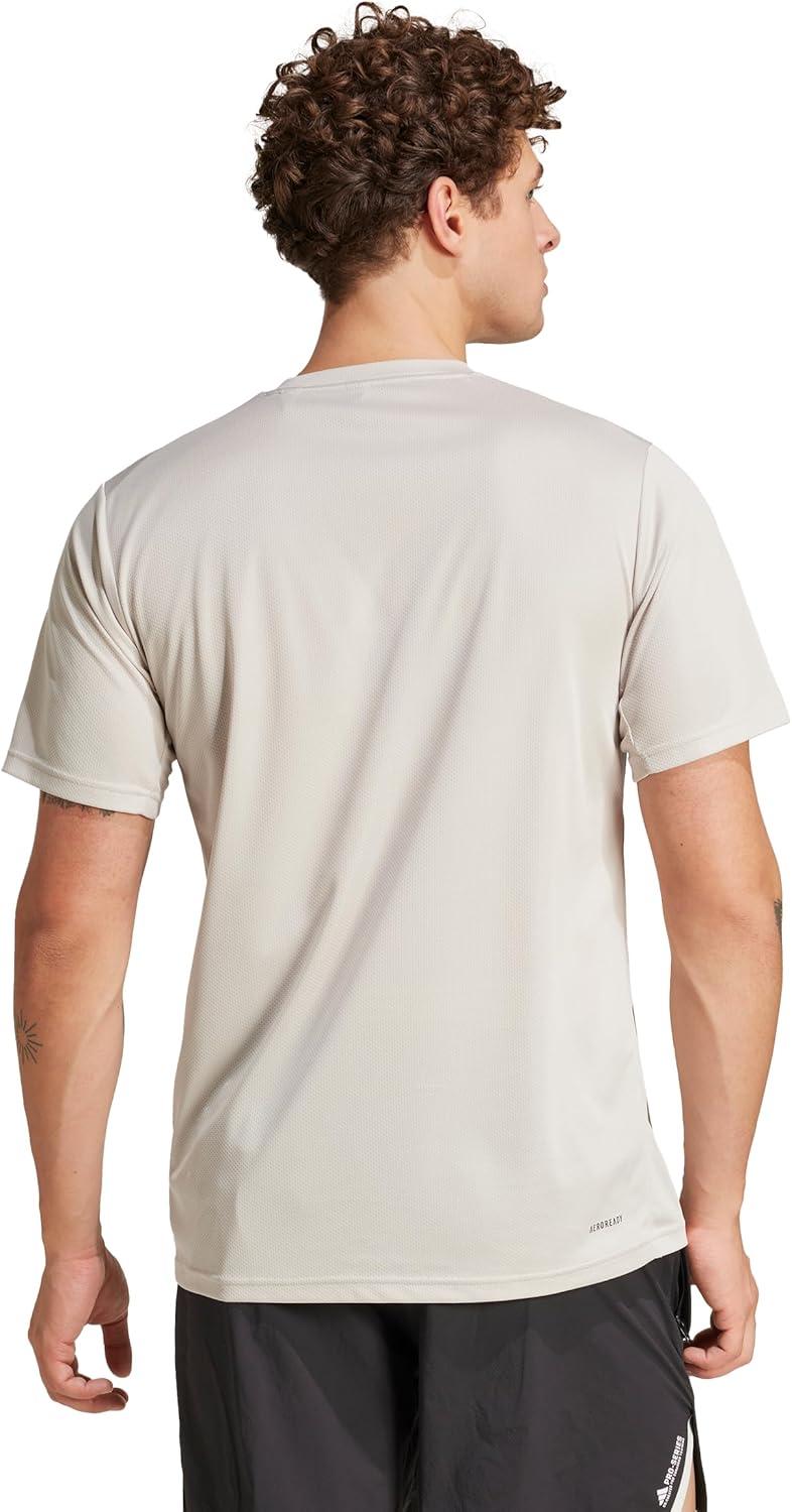 image:imageAdidas Mens Train Essentials TShirtWonder AluminaBlack