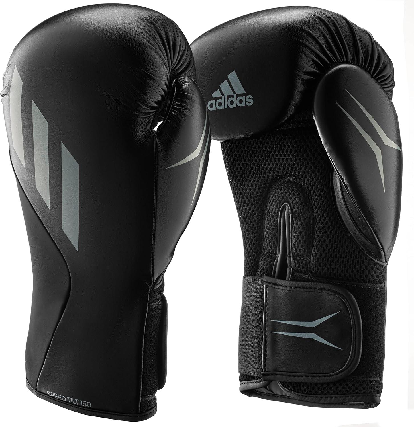 image:imageAdidas Speed TILT 150 Boxing Gloves Training Boxing Gloves for Men amp Women Heavy Bag Gloves Kickboxing Gloves Punching Gloves for Fitness amp MMABlackMat BlackGrey 3