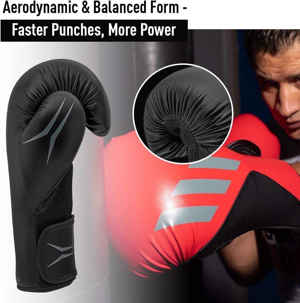 image:imageAdidas Speed TILT 150 Boxing Gloves Training Boxing Gloves for Men amp Women Heavy Bag Gloves Kickboxing Gloves Punching Gloves for Fitness amp MMABlackMat BlackGrey 3