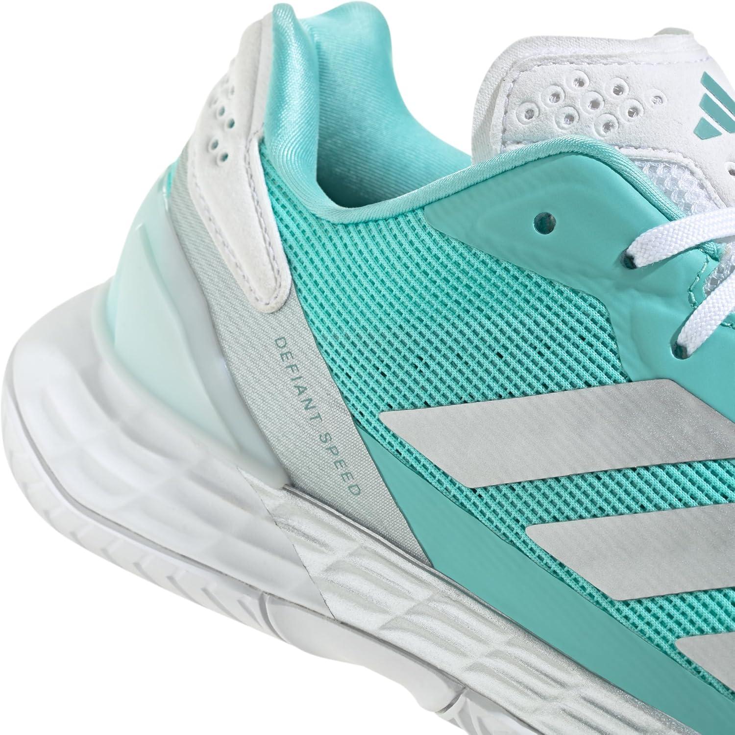 image:imageAdidas Womens Defiant Speed 2 TennisFlash AquaSilver MetallicMint Ton