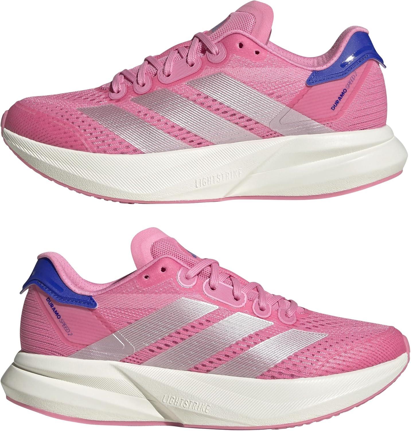 image:imageAdidas Womens Duramo Speed 2 RunningBliss PinkCrystal WhiteLucid Blue Js4419