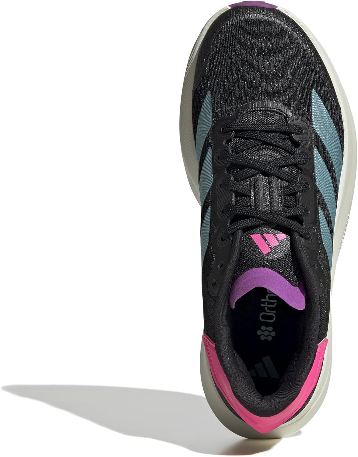 image:imageAdidas Womens Duramo Speed 2 RunningCore Black Flash Aqua Lucid Pink