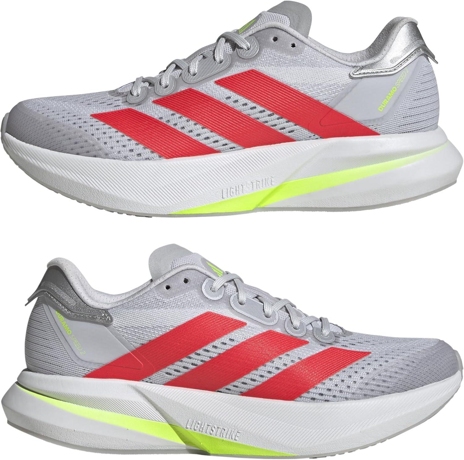 image:imageAdidas Womens Duramo Speed 2 RunningDash GreyLucid RedLucid Lemon
