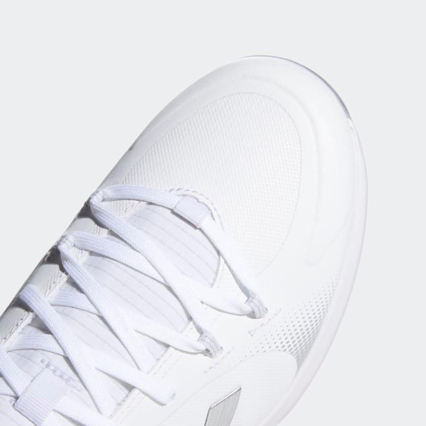 image:imageAdidas Womens Purehustle 2 TpuBaseball ShoeWhiteSilver MetallicSilver Metallic