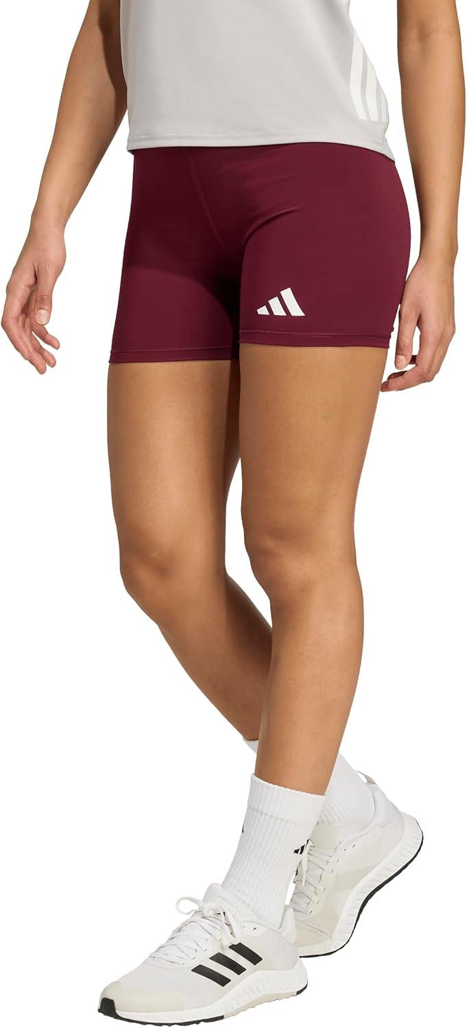 image:imageAdidas Womens Techfit Volleyball Tight ShortsTeam Maroon